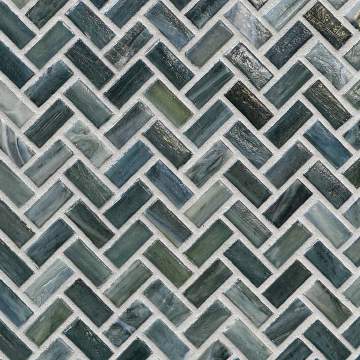 Agate ½ x 1 Herringbone / Color - Amalfi Pearl