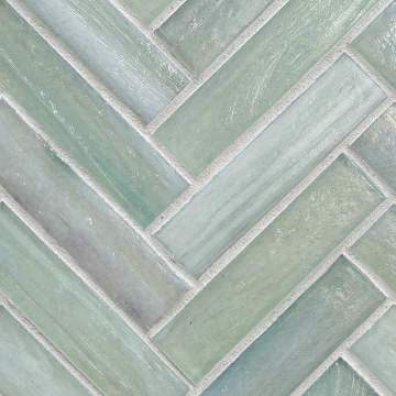 Agate 1 x 4 Herringbone / Color - Alassio Pearl