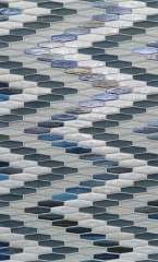 Textile Bargello • Color: Blue Stone