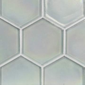 Flux 4 inch Hex / Color - Clear Pearl