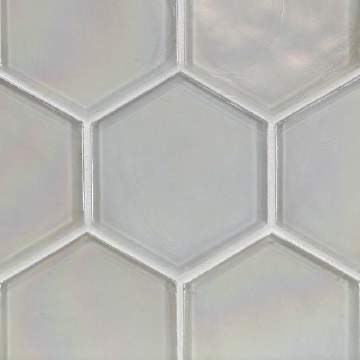 Flux 4 inch Hex / Color - Crystal Pearl