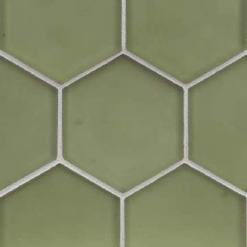 Flux 4 inch Hex / Color - Sage Silk