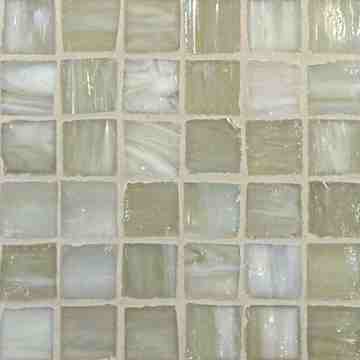 Marbleized 1 x 1 Mosaic / Color - Onyx Pearl