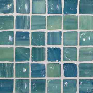 Marbleized 1 x 1 Mosaic / Color - South Beach Pearl