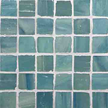 Marbleized 1 x 1 Mosaic / Color - South Beach Silk