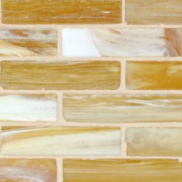 Marbleized 1 x 4 Brick / Color - Butterscotch Silk