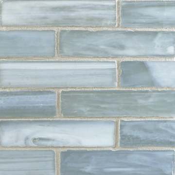 Marbleized 1 x 4 Brick / Color - Ice Silk