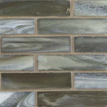 Marbleized 1 x 4 Brick / Color - Platinum Silk