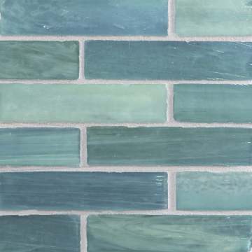 Marbleized 1 x 4 Brick / Color - South Beach Pearl