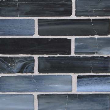 Marbleized 1 x 4 Brick / Color - Storm Blue Silk