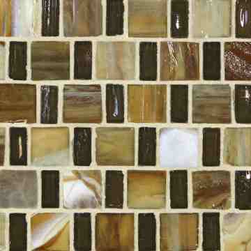 Marbleized Japonaise (½ x 1, 1 x 1) / Color - Praline Natural