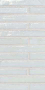 Mizumi ½ x 4 Brick / Color - Bright White Pearl (opaque color)