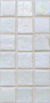 Mizumi 1 x 1 Mosaic / Color - Bright White Pearl (opaque color)