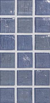 Mizumi 1 x 1 Mosaic / Color - French Blue Natural