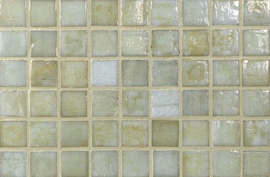 Mizumi 1 x 1 Mosaic / Color - Warm Sand (available in Pearl finish only)