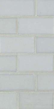 Mizumi 1 x 2 Brick / Color - Bright White Silk (opaque color)