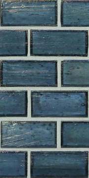 Mizumi 1 x 2 Brick / Color - English Blue Pearl