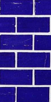 Mizumi 1 x 2 Brick / Color - Murano Blue Natural