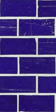 Mizumi 1 x 2 Brick / Color - Murano Blue Silk