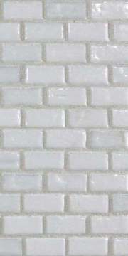 Mizumi ½ x 1 Mini Brick / Color - Bright White Natural (opaque color)