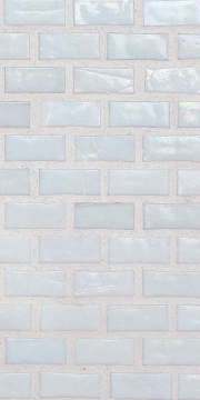 Mizumi ½ x 1 Mini Brick / Color - Bright White Pearl (opaque color)