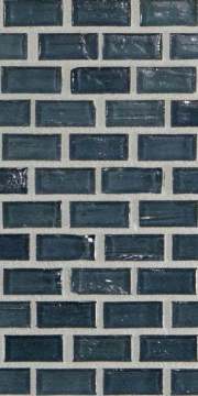 Mizumi ½ x 1 Mini Brick / Color - English Blue Natural