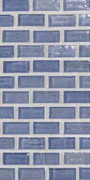 Mizumi ½ x 1 Mini Brick / Color - French Blue Natural