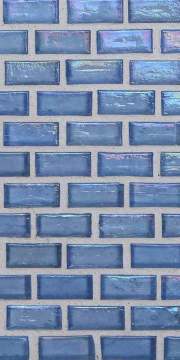 Mizumi ½ x 1 Mini Brick / Color - French Blue Pearl