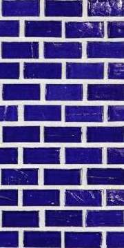 Mizumi ½ x 1 Mini Brick / Color - Murano Blue Natural