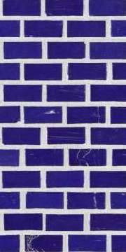 Mizumi ½ x 1 Mini Brick / Color - Murano Blue Silk