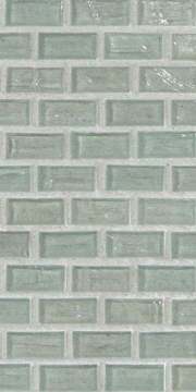 Mizumi ½ x 1 Mini Brick / Color - Sea Blue Natural