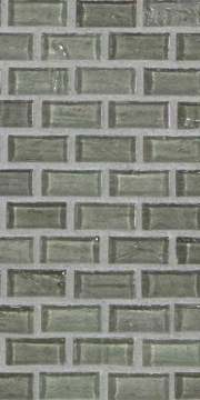 Mizumi ½ x 1 Mini Brick / Color - Vintage Green Natural