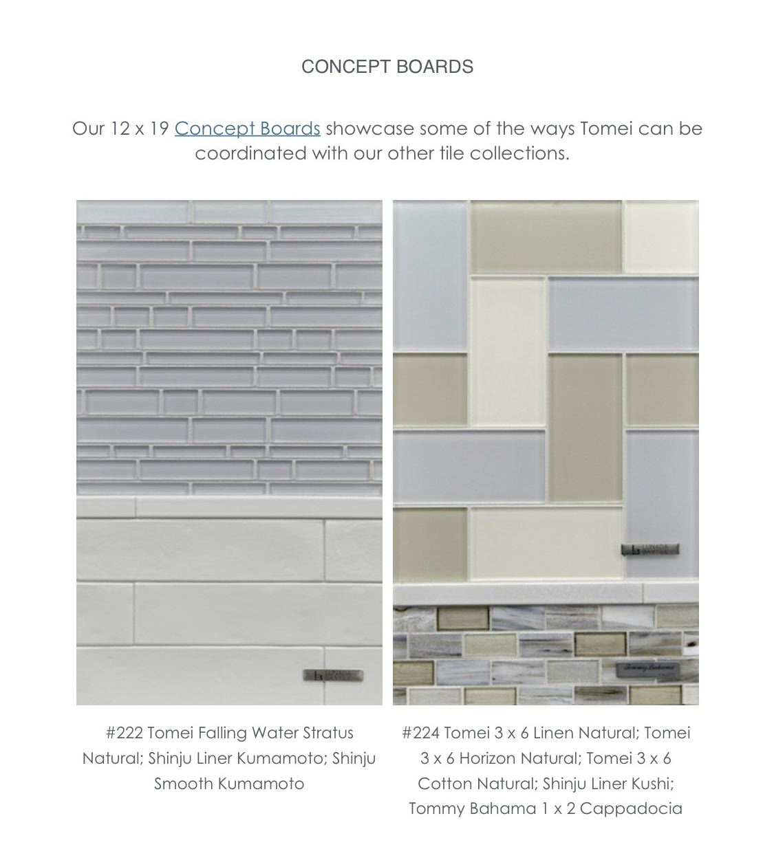 New Tomei Colors