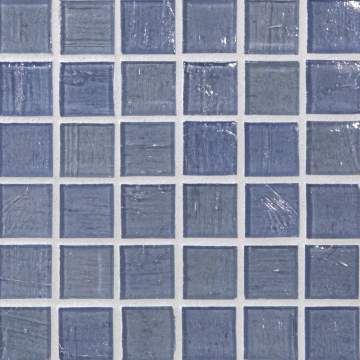 Mizumi 1 x 1 Mosaic / Color - French Blue Natural