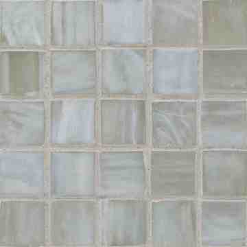 Shibui 1 x 1 Mosaic / Color - Bleached White Silk