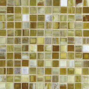 Shibui ½ x ½ Mini Mosaic / Color - Naples Yellow Silk