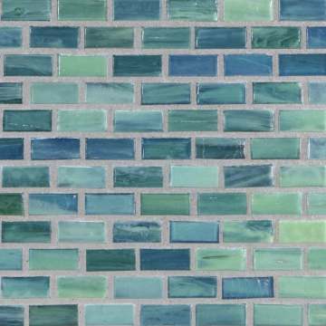 Shibui ½ x 1 Mini Brick / Color - Turquoise Natural