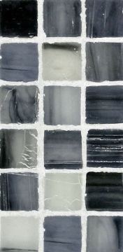 Sumi-e 1 x 1 Mosaic / Color - Sado Silk