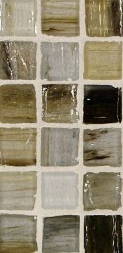 Sumi-e 1 x 1 Mosaic / Color - Sesshu Natural