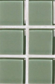 Tomei 1 x 1 Mosaic / Color - Silver Green Natural