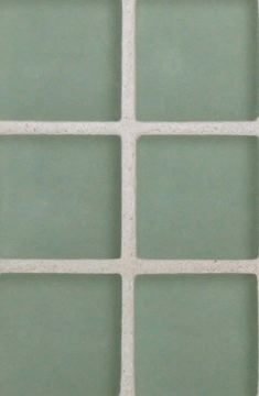 Tomei 1 x 1 Mosaic / Color - Silver Green Silk