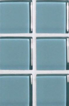 Tomei 1 x 1 Mosaic / Color - Wedgewood Blue Natural