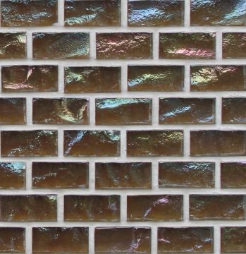 Tomei ½ x 1 Mini Brick / Color - Cocoa Pearl