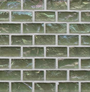 Tomei ½ x 1 Mini Brick / Color - Farmington Green Pearl