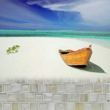 Tommy Bahama<sup>®</sup> 1 x 1 Offset Mosaic / Color - Maldives