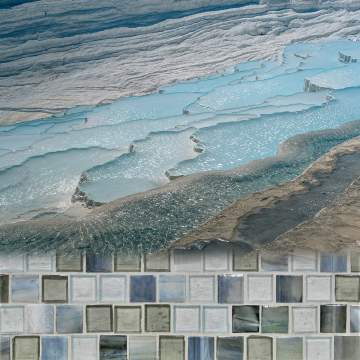 Tommy Bahama<sup>®</sup> 1 x 1 Offset Mosaic / Color - Pamukkale