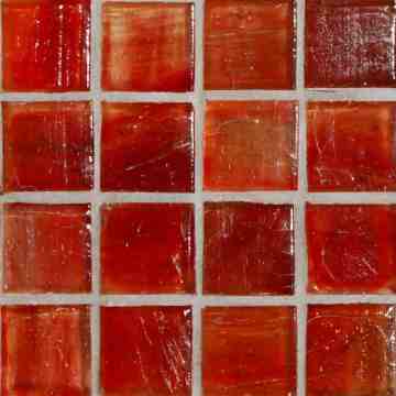 Tozen 1 x 1 Mosaic / Color - Marrakech Red Natural