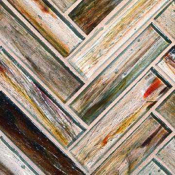 Tozen 1 x 4 Herringbone / Color - Lithium Natural