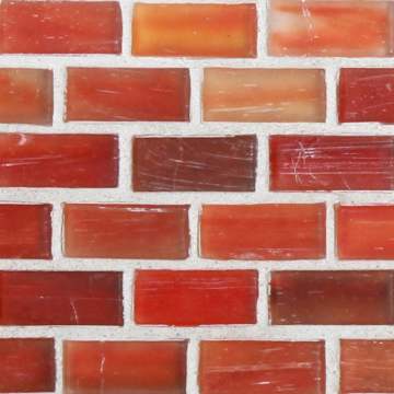 Tozen ½ x 1 Mini Brick / Color - Marrakech Red Silk