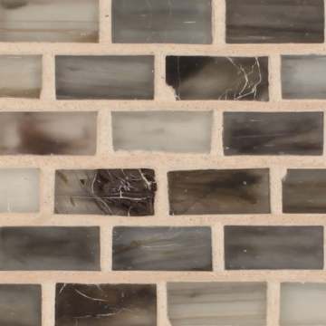 Tozen ½ x 1 Mini Brick / Color - Nickel Silk